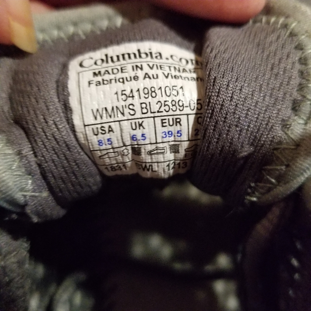 Columbia Omni Grip Techlite Suede Mesh Hiking Outdoor Shoes Sz 8.5 Gray - Picture 2 of 12